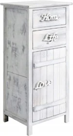 Komoda Meble 2 Szuflady Biała Shabby Chic 11