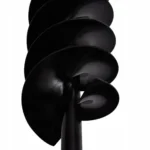 vidaXL Świder z rączką, do dziur,120 mm, podwójna spirala, stalowy, czarny 4