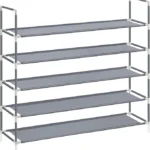 Szafka na buty Songmics 98 x 92 x 28 cm krem, odcienie szarości
