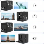 UNIWERSALNA PRZEJŚCIÓWKA SIECIOWA Z ZASILACZEM USB ASP-100/230V+USB 7