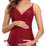 SHEKINI 1312-77 Strój kąpielowy ciążowy TANKINI + MAJTKI r. XL