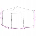 Altana VidaXL tworzywo sztuczne 300 x 300 x 300cm 9