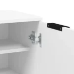 Szafka na buty VidaXL 811439 biała 59x35x100,5 cm 6