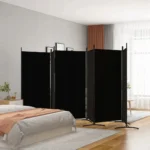Parawan 6-panelowy VidaXL czarny 520x180 cm 2