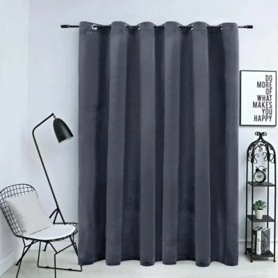 VidaXL Zasłona zaciemniające kółka 290 cm x 245 cm 2