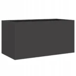 Donica dekoracyjna VidaXL stalowa 62x30x29 cm czarna