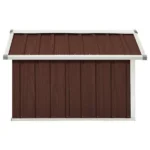 VidaXL Garaż dla kosiarki robotycznej, 92x97x63 cm, galwanizowana stal 10