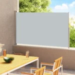 Żagiel ogrodowy VidaXL 220x300 cm szary UV/woda automatyczne zwijanie 2