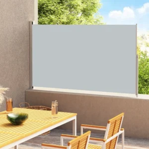 Żagiel ogrodowy VidaXL 220x300 cm szary UV/woda automatyczne zwijanie 2