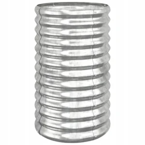 VidaXL Doniczka metal szara 68 cm x 40 x 68 cm