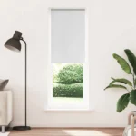 vidaXL Roleta zaciemniająca biała 65x230 cm Szerokość tkaniny 60,7 cm 2