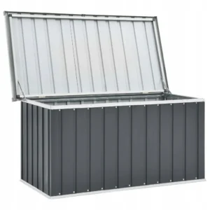 VidaXL Skrzynia ogrodowa metal 421 l szary 2