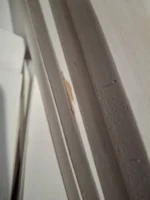 Zestaw mebli ogrodowych drewno Vida biały leżak + stolik 11
