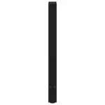 Nogi do stolika konsolowego czarne 2 szt. 28 x (72-73) cm stalowe 11
