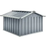 Garaż dla kosiarki robotycznej VidaXL 92x97x63 cm galwanizowana stal 6