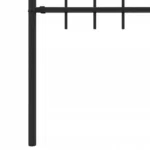 vidaXL Ogrodzenie z kolcami Asten Czarny 200 x 130 cm, jedno pole 6