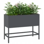 VidaXL Podwyższona donica ogrodowa Antracyt 60 x 26 x 45 cm Stal 3