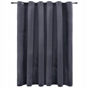 VidaXL Zasłona zaciemniające kółka 290 cm x 245 cm