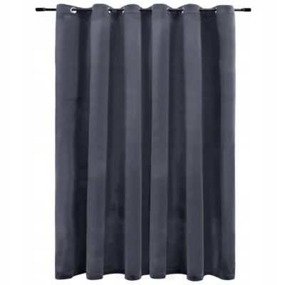VidaXL Zasłona zaciemniające kółka 290 cm x 245 cm