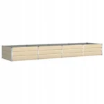 Doniczka stal nierdzewna bezbarwny VidaXL 195 cm x 100 x 45 cm 2