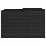 Osłona do kosiarki robotycznej czarna rattan PE 86x90x52/57 cm 6