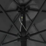 Parasol klasyczny VidaXL czarny 270 x 236 cm 3