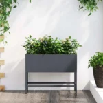 VidaXL Podwyższona donica ogrodowa Antracyt 60 x 26 x 45 cm Stal 2