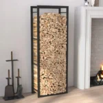 Stojak na drewno VidaXL metalowy 132x50x28 cm 2