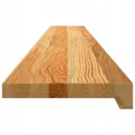 PARAPETY 2 SZT. JASNOBRĄZOWY 140X20X2CM LITE DREWNO DĘBOWE 4