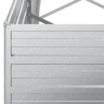 VidaXL Doniczka metal srebrna 320 cm x 40 x 45 cm stal ocynkowana 8