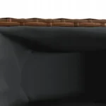 Doniczka technorattan, polirattan brązowa VidaXL 105 cm x 30 x 32 cm 8