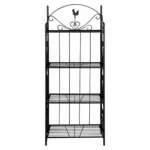 Kwietnik VidaXL 153 cm metal czarny 3