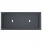 VidaXL Podwyższona donica ogrodowa Antracyt 60 x 26 x 45 cm Stal 7