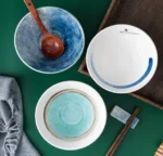 Zestaw ceramicznych misek do ramenu, 2 zestawy 1000 ml 2