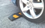 Gumowy Ogranicznik Koła Parkingowego do Parkingów i Garaży, Czarno Żółty 3