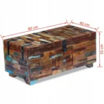 Stolik kawowy VidaXL prostokątny 40 x 80 x 35cm akacja OPIS! 6