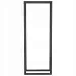 Stojak na drewno VidaXL metalowy 132x50x28 cm 4