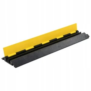 Najazd kablowy VidaXL 2 kanałowy gumowy 101,5cm