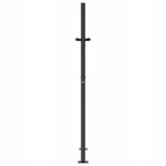 vidaXL Furtka ogrodowa, antracytowa, 100x125 cm, stal, motyw trawy 5