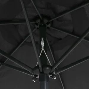 Parasol klasyczny VidaXL szary 200 x 224 cm 2