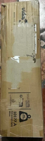 Barierka do łóżeczka dziecięcego vidaXL 180x42 cm szara 7