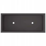 VidaXL Podwyższona Donica Ogrodowa Czarna 60 x 26 x 45 cm Stal 7