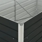 Doniczka metal antracytowa VidaXL 160 cm x 80 x 77 cm 9