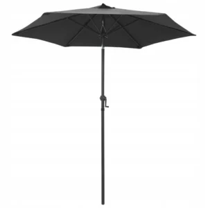 Parasol klasyczny VidaXL szary 200 x 224 cm