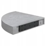 VidaXL Półka płyta MDF 25 x 25 cm odcienie szarości 5