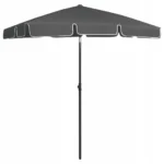 Parasol klasyczny VidaXL szary 180 x 232 cm 4