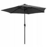 Parasol klasyczny VidaXL czarny 270 x 236 cm 2