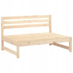 Sofa środkowa do ogrodu, 120x80 cm, lite drewno sosnowe
