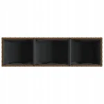 Doniczka technorattan, polirattan brązowa VidaXL 105 cm x 30 x 32 cm 7