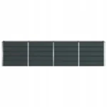 VidaXL Donica Antracytowa 320 x 40 x 75 cm Stal 4